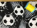 布「キーパーはシュートの連打で根性を鍛える」