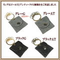 【送料無料】　象革製 ５００円玉が４枚入るキーホルダー