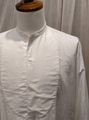 20世紀初頭頃 ストライプ織り烏賊胸ドレスシャツ　SH32