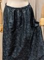 ハンドメイド織り柄シルクスカート　PS24