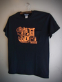 LOVELESS - S/S T-shirt (BLACK/neon orange)