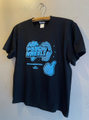 GENUINE GEEKS - S/S T-shirt (BLACK/l.blue)