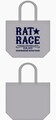 新作 18モデル エコ キャンバス トートバッグ ＲＡＴ★ＲＡＣＥ 送料込  ライトグレー×ネイビー