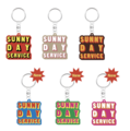 サニーデイ・サービス /ロゴラバーキーホルダー（acrylic keychain)