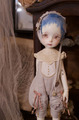 羽根ウィッグ＋accessory set blue