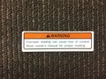 ZUMA50 USDM Caution Label Side Cover for Bws100