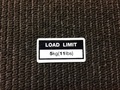 ZUMA50 USDM Caution Label Laggage  "Load Limit" for Bws100