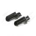 PSR FLIP FRONT FOOT PEGS FOR HONDA GROM MONKEY125 DAX125 CBR250/300 - BLACK