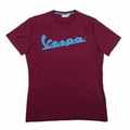 Vespa純正　カラーロゴTシャツ【MAN】【ボルドー】