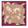 【風呂敷】サラベル ふろしき 綿二四巾（約97×97cm）〜CATS（キャッツ）〜＜日本製＞