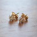 ピアス☆希少石 シンハライト（3mm）