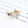 ピアス☆レインボームーンストーン（3mm）