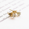 ピアス☆アクアマリン（3mm）