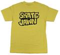 SKATE JAWN / Straight Letter Tee yellow