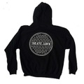 SKATE JAWN / SEWER CAP HOODIE - BLACK