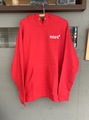 STRAWBERRY HILL PHILOSOPHY CLUB / EMBROIDERED HOODIE RED
