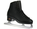 Riedell 10 Boys Black フィギュアスケート靴