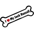 I Love My Jack Russell　　カーマグネット
