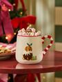 ダックスフンド　クリスマス　マグ　　ロンドン直輸入　