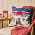 クリスマスクッション　バッキンガム宮殿公式ギフト　エリザベス2世女王生誕100周年記念
