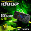 アラーム付置時計型 スパイダーズX (C-501) 1080P 強力赤外線 人体検知