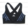 ブラック スリーストライプス adidas アディダス スポーツブラ S 中古 c4160