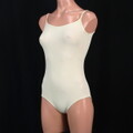 すべすべベージュ ジュニア レオタード 130相当 バレエ教室 中古練習着 c7070