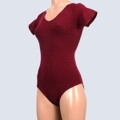 なつみちゃん愛用 160サイズ すべすべワインレッド ガールズレオタード f2018