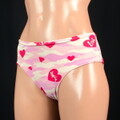 みすずちゃん愛用 ハート柄 ジュニア ビキニパンツ 150 小中学生 中古 e9817