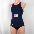 中1? 高1? 可南ちゃん愛用 ゼッケン付 中古 スクール水着 L Speedo c8738
