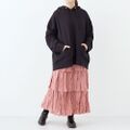 クリンクルシフォンティアードスカート