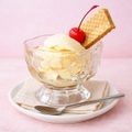 昭和レトロなアイスクリームグラス・デザートグラス【曽我ガラス葡萄ピオーネ】
