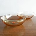 カメイガラス【琥珀】ふんわり飴色ガラスボウル/小鉢