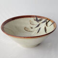 千段フチさび梨地ススキ柄うどん鉢/飯碗どんぶり