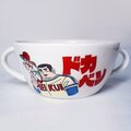 昭和レトロアニメ「ドカベン」柄の食器/子供用手つきスープ皿