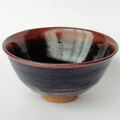黒釉天目フチさび抹茶茶碗/昭和平成レトロ茶道具/お茶碗としても♪