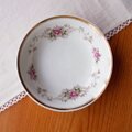 昭和レトロ食器/金フチ花柄ロマンチックな可愛らしい小鉢