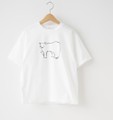 grin エーゲ海シロクマプリントTシャツ(3)　ホワイト