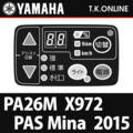 YAMAHA PAS Mina 2015 PA26M X972 ハンドル手元スイッチ【全色統一】Ver.2