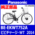 Panasonic ビビチャージ・WT（2014）BE-EKWT752A 前輪モーター右側ハーネスカバー