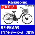 Panasonic ビビチャージ・A（2015）BE-EKA63 前輪モーターアセンブリ