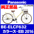 Panasonic カラーズ・EB（2016）BE-ELCF632 駆動系消耗部品② アシストギア＋軸止クリップ