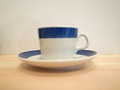 Rorstrand Koka 　ブルー　コーヒーカップ＆ソーサ