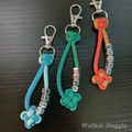 パラコードリーフネームチャーム 3pcs SET