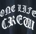 ONE LIFE CREW scaring T-shirts