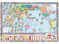 世界が見える世界地図シリーズ/お風呂場でも貼れる！「世界の言葉でこんにちは・ありがとう」版