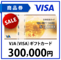 VJA(VISA)ギフトカード30万円