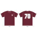 鈴木康博 70th Anniversary 記念Tシャツ (バーガンディ)
