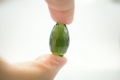 大粒！オリーブシェイプファセットカット26.675ct