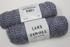 Jawoll Uni 50g  0151 blau hellgrau mouline